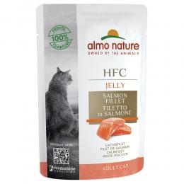 Almo Nature HFC Jelly Pouch 6 x 55 g - Lachsfilet