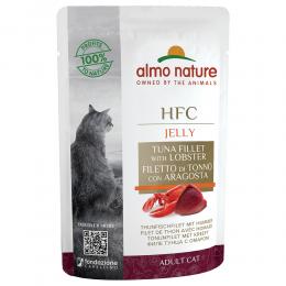 Almo Nature HFC Jelly Pouch 6 x 55 g - Thunfischfilet mit Hummer