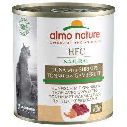 Angebot für Almo Nature HFC Natural 6 x 280 g - Thunfisch mit Garnelen - Kategorie Katze / Katzenfutter nass / Almo Nature / Almo Nature HFC.  Lieferzeit: 1-2 Tage -  jetzt kaufen.