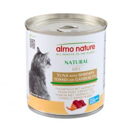 Angebot für Almo Nature HFC Natural 6 x 280 g - Thunfisch mit Garnelen - Kategorie Katze / Katzenfutter nass / Almo Nature / Almo Nature HFC.  Lieferzeit: 1-2 Tage -  jetzt kaufen.