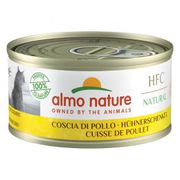 Almo Nature HFC Natural 6 x 70 g - Hühnerschenkel