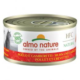 Almo Nature HFC Natural 6 x 70 g - Huhn & Garnelen