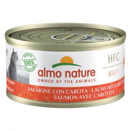 Almo Nature HFC Natural 6 x 70 g - Lachs mit Karotten in Gelee