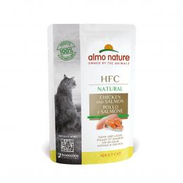 Almo Nature HFC Natural Huhn und Lachs 24x55g