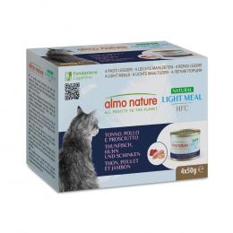 Almo Nature HFC Natural Light 4 x 50 g - Thunfisch, Huhn und Schinken