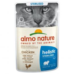 Almo Nature Holistic Sterilised  - 24 x 70 g Huhn