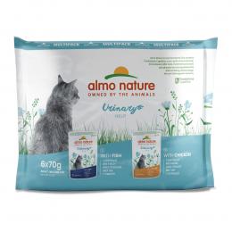 Almo Nature Holistic Urinary Help Multipack mit Fisch&Huhn 2x6x70g