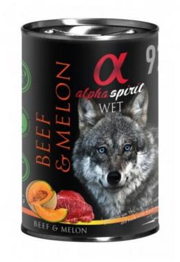 Alpha Spirit Nassfutter Rindfleisch &Amp; Melone 400 Gr