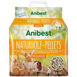 Anibest Naturholz Pellets - Sparpaket: 2 x 20 l (22 kg)