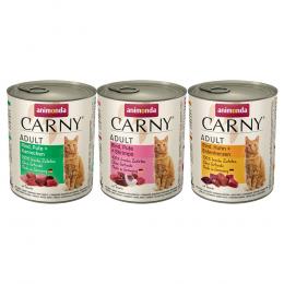 Angebot für animonda Carny Adult 6 x 800 g - Mixpaket Rind & Geflügel (3 Sorten) - Kategorie Katze / Katzenfutter nass / animonda Carny / animonda Carny Adult.  Lieferzeit: 1-2 Tage -  jetzt kaufen.