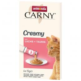 animonda Carny Adult Creamy mit Lachs + Taurin 30x15g