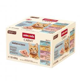 animonda Carny Adult Feine Fillets in Soße 12 x 60 g - Mixpaket (5 Sorten)