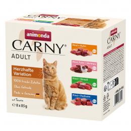 animonda Carny Adult Herzhafte Variante Mixpaket 8x85g
