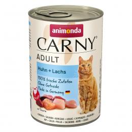 animonda Carny Adult Huhn + Lachs 24x400g