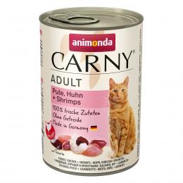 Animonda Carny Adult Pute, Huhn & Shrimps 24x400g