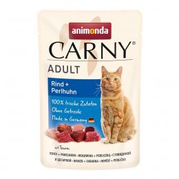 animonda Carny Adult Rind + Perlhuhn 12x85g