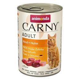 animonda Carny Adult Rind und Huhn 24x400g