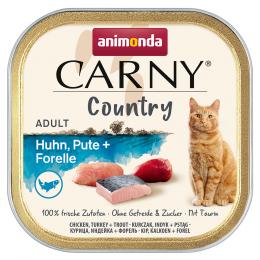 animonda Carny Country Adult 32 x 100 g - Huhn, Pute + Forelle