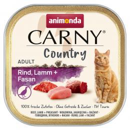Animonda Carny Country Adult 32 x 100 g - Rind, Lamm + Fasan