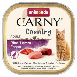 animonda Carny Country Adult 32 x 100 g - Rind, Lamm + Fasan