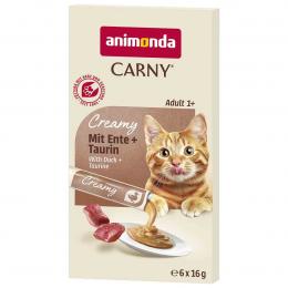 animonda Carny Creamy Ad. mit Ente + Taurin 6x16g 6x16 g