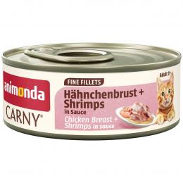 animonda Carny FF Ad. Hühnchenb. + Shrimp in S. 60g 24x60 g