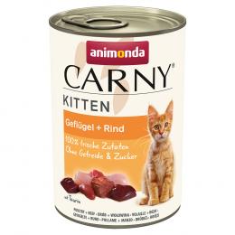 animonda Carny Kitten 12 x 400 g - Geflügel & Rind