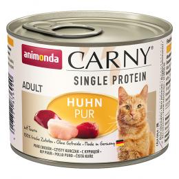 Angebot für animonda Carny Single Protein Adult 6 x 200 g - Huhn pur - Kategorie Katze / Katzenfutter nass / animonda Carny / animonda Carny Adult Single Protein.  Lieferzeit: 1-2 Tage -  jetzt kaufen.