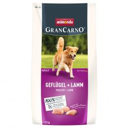animonda GranCarno Adult Geflügel + Lamm - Sparpaket: 2 x 12 kg
