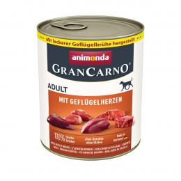 animonda GranCarno Adult mit Geflügelherz 24x800g