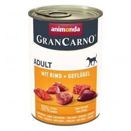 animonda GranCarno Adult mit Rind und Geflügel 12x400g