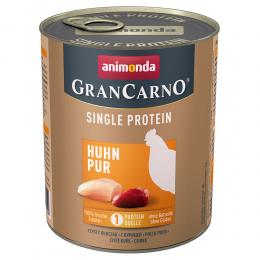 Animonda GranCarno Adult Single Protein 6 x 800 g - Huhn Pur