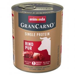 Animonda GranCarno Adult Single Protein 6 x 800 g - Rind Pur