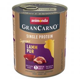 Angebot für animonda GranCarno Adult Single Protein Supreme 6 x 800 g - Lamm Pur - Kategorie Hund / Hundefutter nass / animonda / GranCarno Single Protein.  Lieferzeit: 1-2 Tage -  jetzt kaufen.
