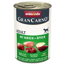 Animonda GranCarno Original Adult 6 x 400 g - Hirsch & Äpfel