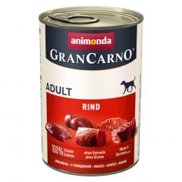 Animonda GranCarno Original Adult 6 x 400 g - Mixpaket 1: Herzhafte Variation (6 Sorten)