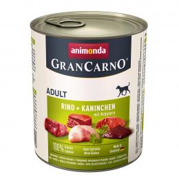 animonda GranCarno Rind und Kaninchen mit Kräutern 24x800g