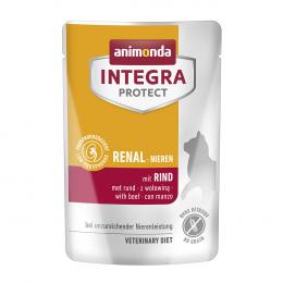 Angebot für animonda Integra Protect Adult Renal 24 x 85 g - mit Rind - Kategorie Katze / Katzenfutter nass / Integra Diät-Alleinfutter / Niere.  Lieferzeit: 1-2 Tage -  jetzt kaufen.