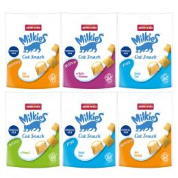 animonda Milkies Knuspertaschen Mixpaket -Sparpaket 24 x 120 g (4 Sorten)