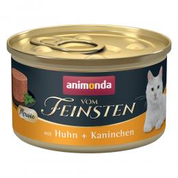 Angebot für animonda Vom Feinsten Adult 12 x 85 g - Huhn & Kaninchen - Kategorie Katze / Katzenfutter nass / animonda vom Feinsten / Vom Feinsten Mousse.  Lieferzeit: 1-2 Tage -  jetzt kaufen.