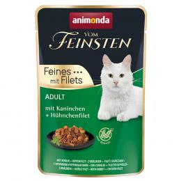 animonda Vom Feinsten Adult 18 x 85 g - mit Kaninchen & Hühnchenfilet