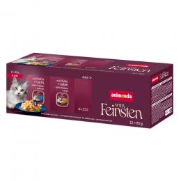 Animonda Vom Feinsten Adult in Gelee 12 x 85 g - Mixpaket (2 Sorten)