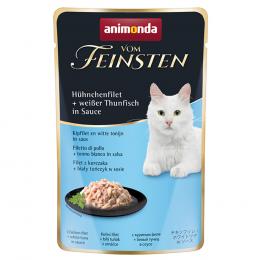 animonda vom Feinsten Adult in Sauce 18 x 50 g - Hühnchenfilet + weißer Thunfisch in Sauce