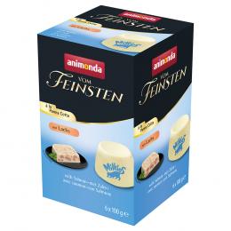 Angebot für animonda Vom Feinsten Adult à la Panna Cotta 6 x 100 g - mit Lachs - Kategorie Katze / Katzenfutter nass / animonda vom Feinsten / Vom Feinsten Schale.  Lieferzeit: 1-2 Tage -  jetzt kaufen.