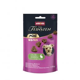 animonda vom Feinsten Adult Mini Bites - 50 g Pute mit Kaninchen & Heidelbeere