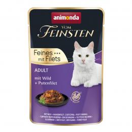 animonda vom Feinsten Adult mit Wild + Putenfilet 36x85g