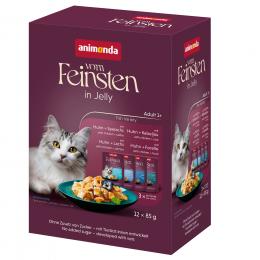 animonda Vom Feinsten Adult Raffinesse in Gelee 24 x 85 g - Mixpaket Varietäten aus dem Wasser (4 Sorten)