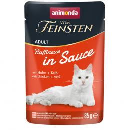 animonda vom Feinsten Adult Raffinesse in Sauce 24 x 85 g - mit Huhn & Kalb