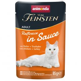 animonda vom Feinsten Adult Raffinesse in Sauce 24 x 85 g - mit Huhn & Truthahn