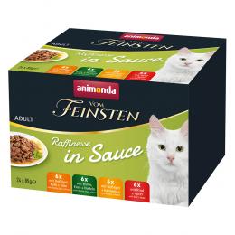 animonda vom Feinsten Adult Raffinesse in Sauce Adult Mixpaket - Sparpaket: 48 x 85 g